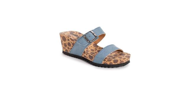 MUK LUKS Winona Womens Wedge Sandals Product Image