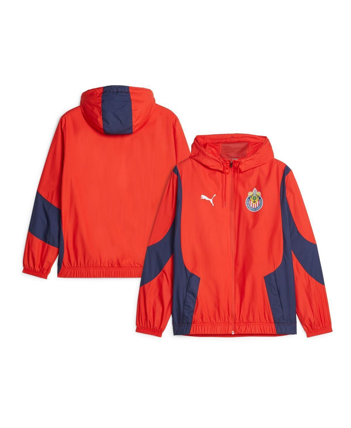 Mens Puma Red Chivas 2023/24 Pre-Match Anthem Full-Zip Hoodie Jacket Product Image