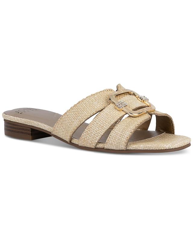 Jones New York Womens Roselinn Ornament Slide Flat Sandals Product Image