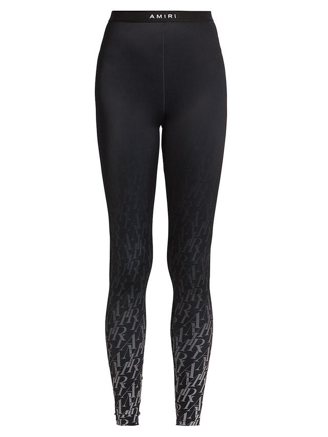 Womens Burnout Logo Leggings Product Image