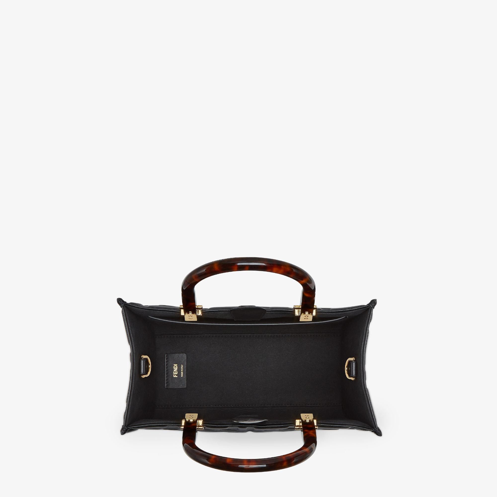 Fendi Sunshine SmallBlack leather shopper Product Image