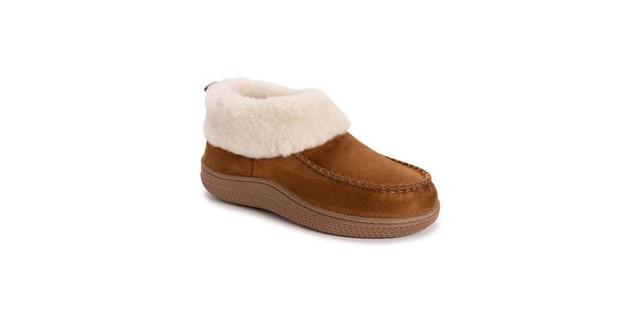 MUK LUKS Selah Womens Bootie Slippers Brown Product Image