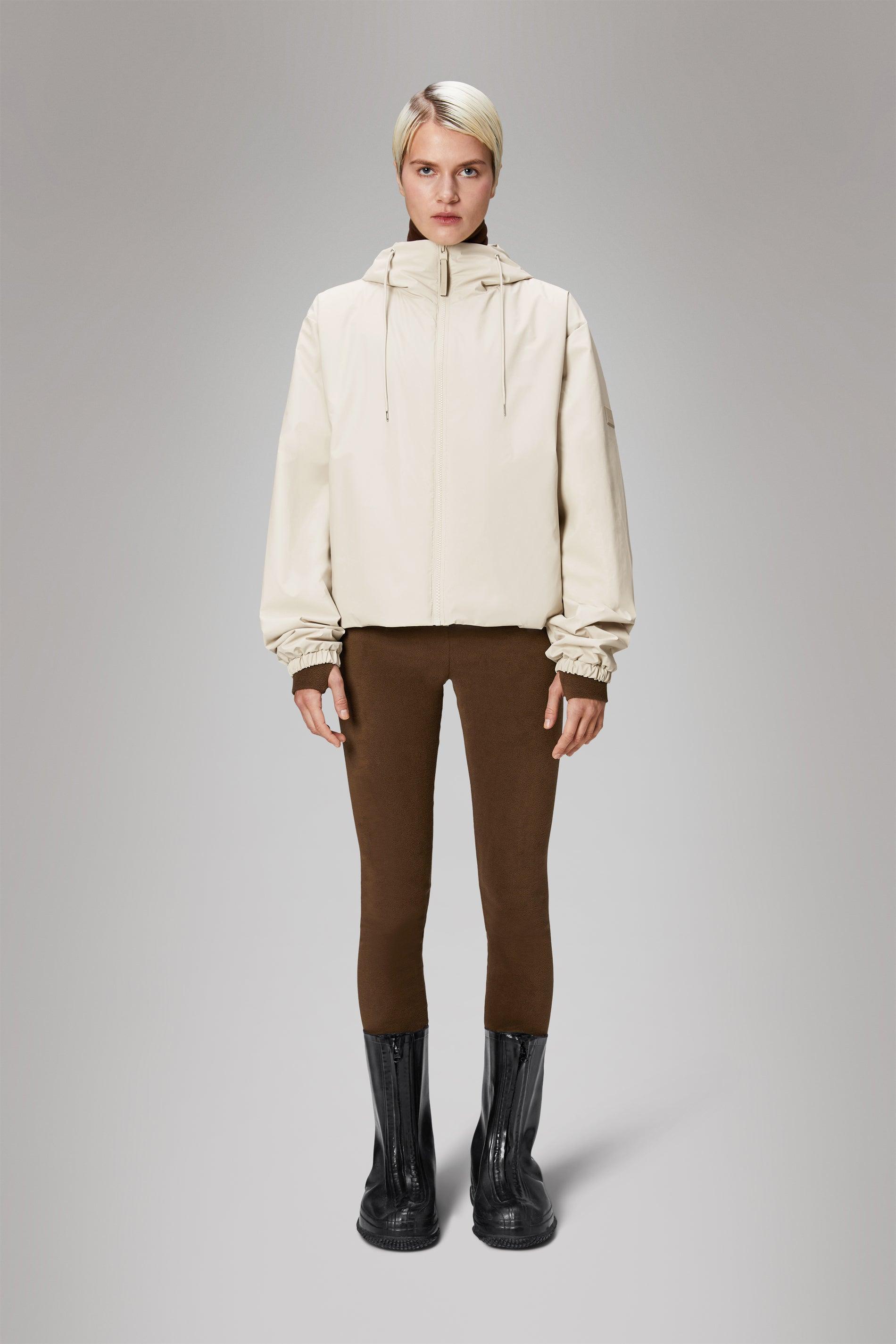 Rains Lohja Short Insulated Jacket in Dune Product Image