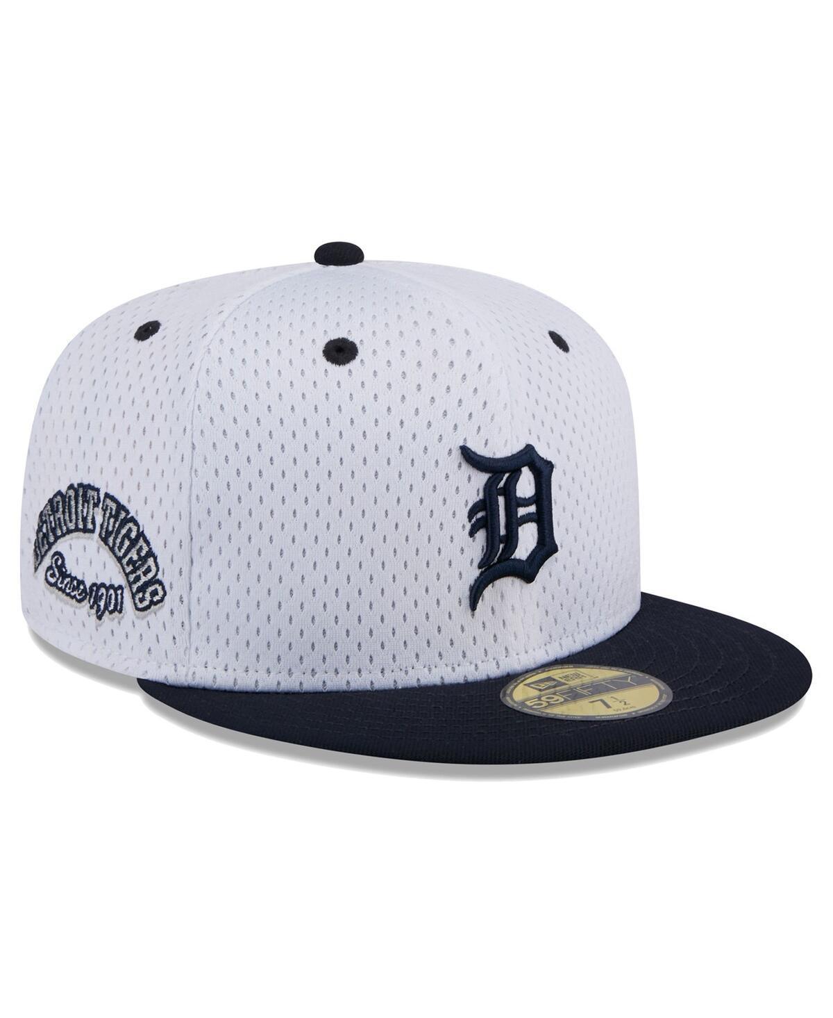 Mens New Era Detroit Tigers Throwback Mesh 59FIFTY Fitted Hat Product Image