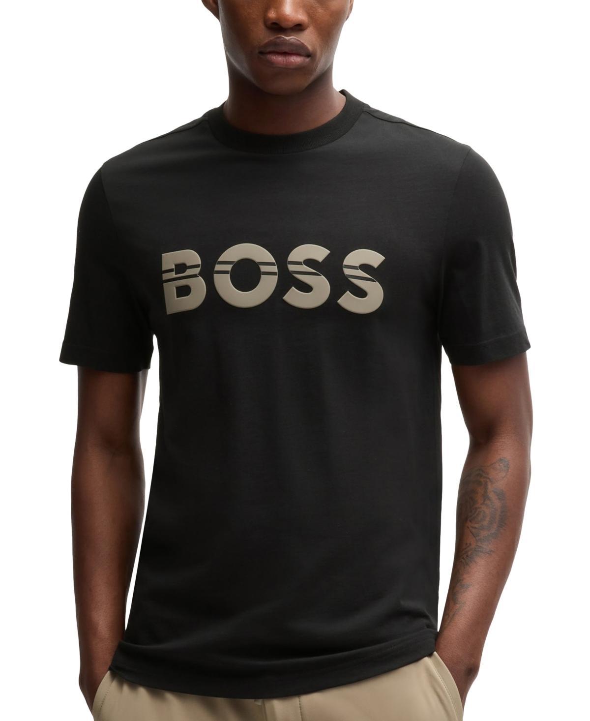 Boss by Hugo Boss Mens Logo Regular-Fit T-Shirt Product Image