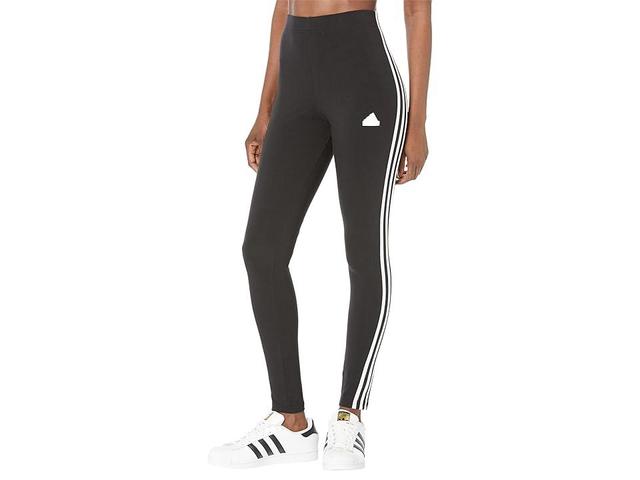 adidas Future Icon 3-Stripes Leggings (Black) Women's Casual Pants Product Image