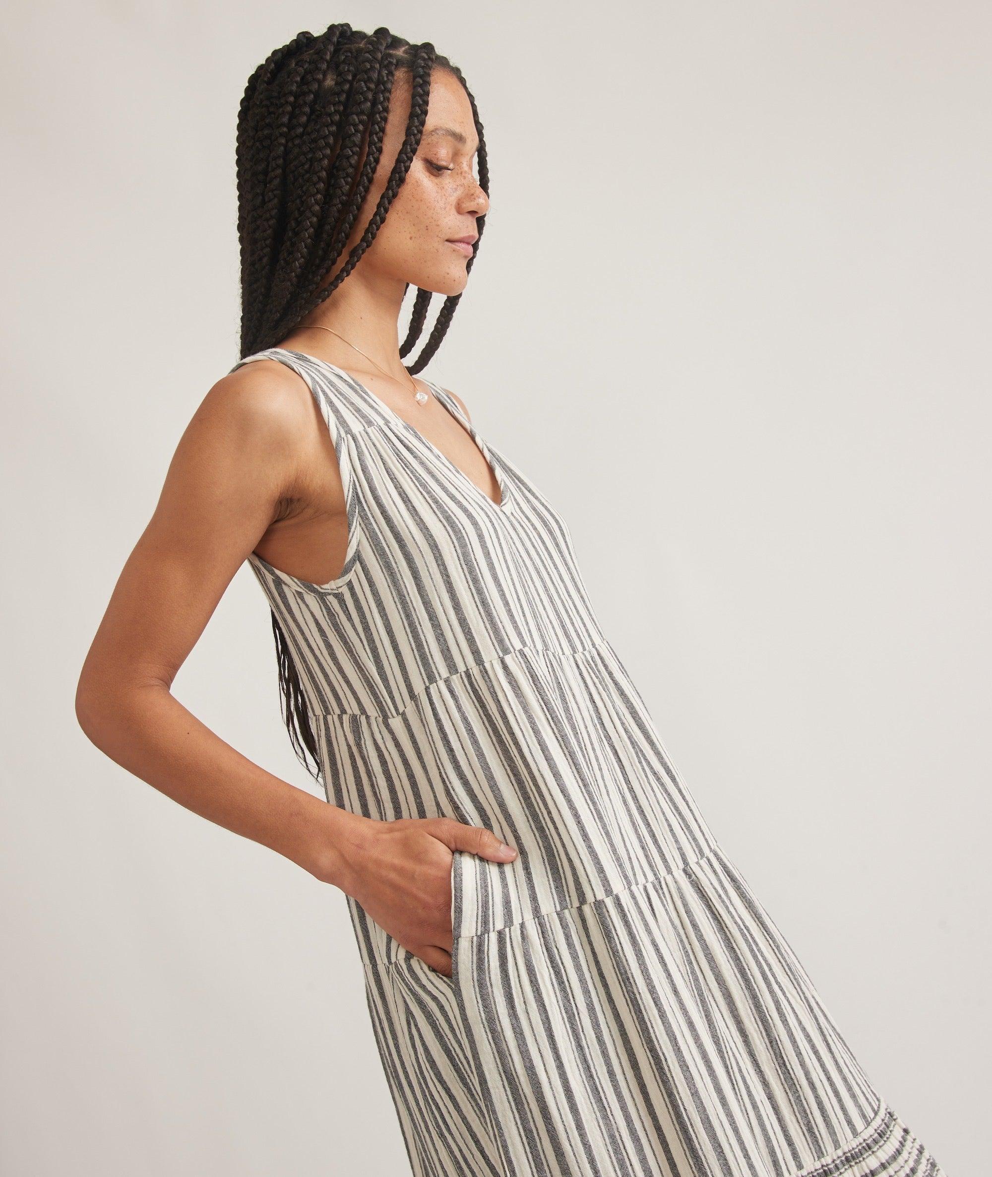 Corinne Double Cloth Maxi Dress Product Image