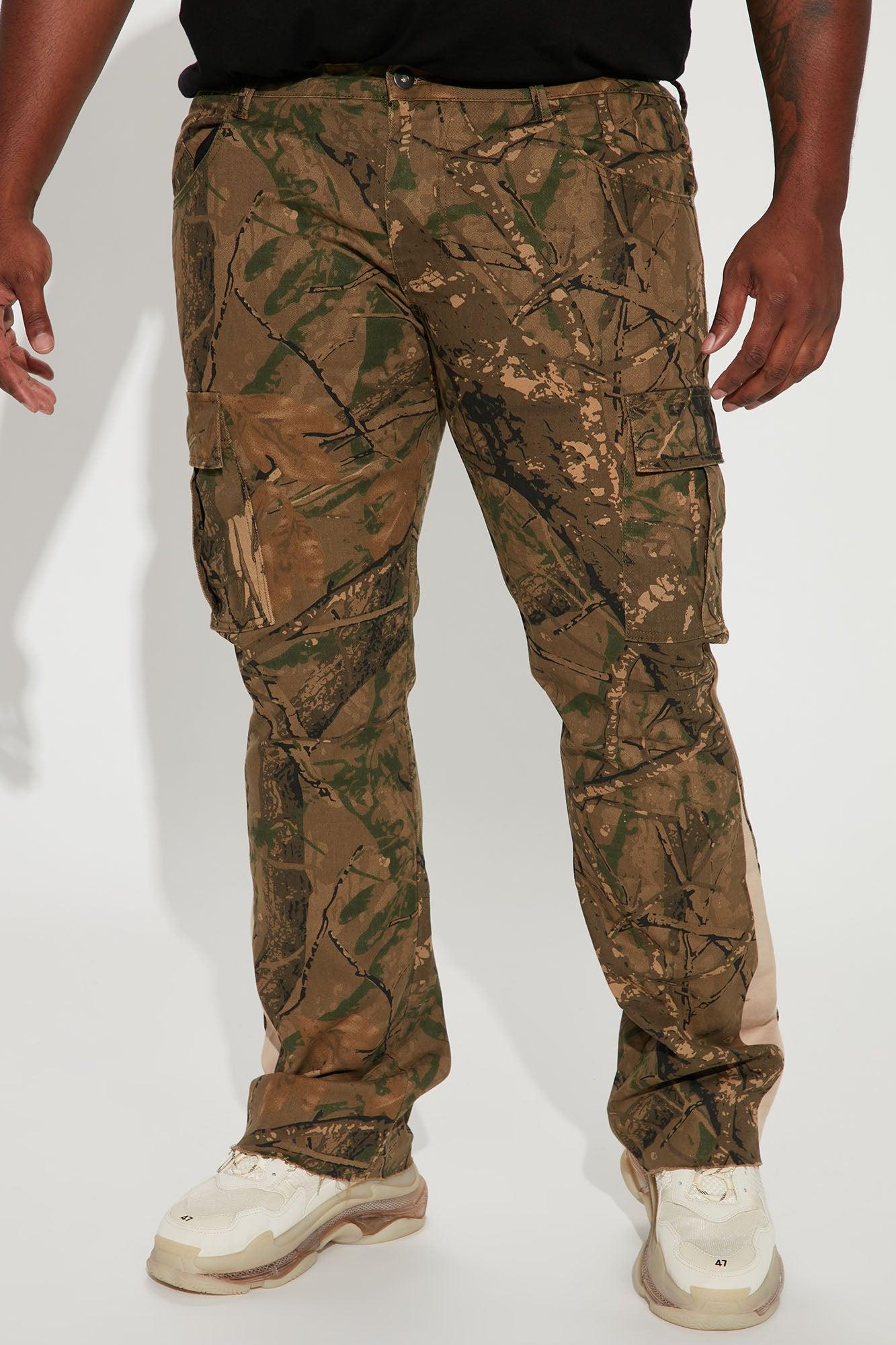 On The Hunt Skinny Flared Cargo Pants - Camouflage Product Image