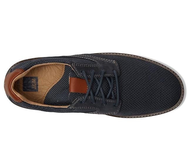 Johnston & Murphy McGuffey Knit Saddle (Navy Knit/Nubuck) Men's Shoes Product Image