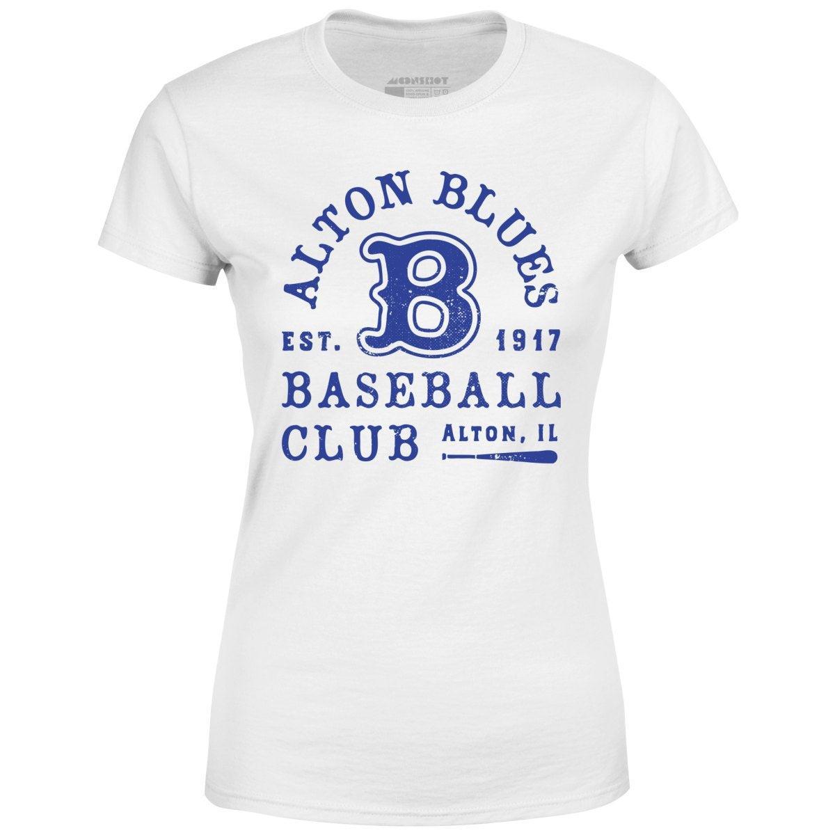 Alton Blues - Illinois - Vintage Defunct Baseball Teams - Women's T-Shirt Female Product Image