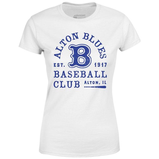 Alton Blues - Illinois - Vintage Defunct Baseball Teams - Women's T-Shirt Female Product Image