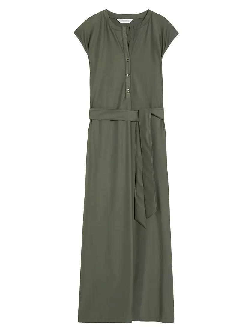 Megaton Jersey Belted Midi Dress Product Image