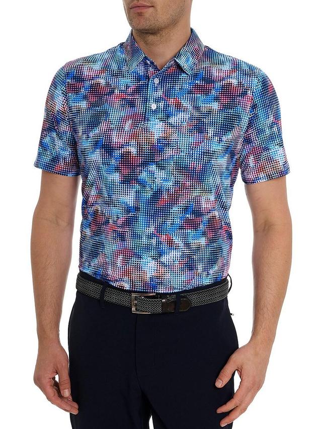 Mens Storm Watch Graphic Polo Shirt Product Image