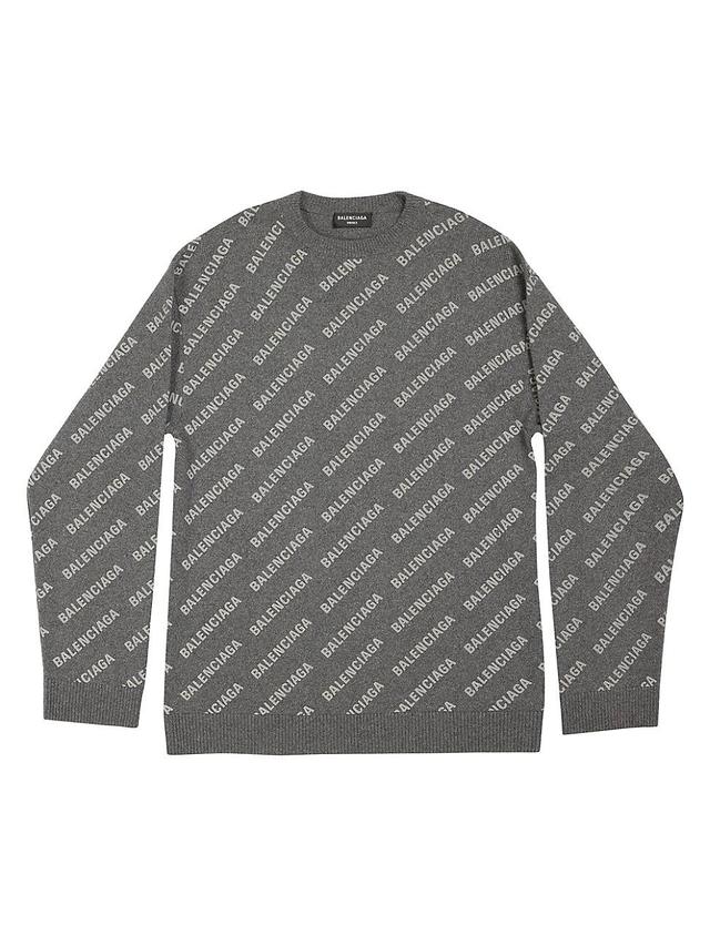 Mens Allover Logo Sweater Product Image