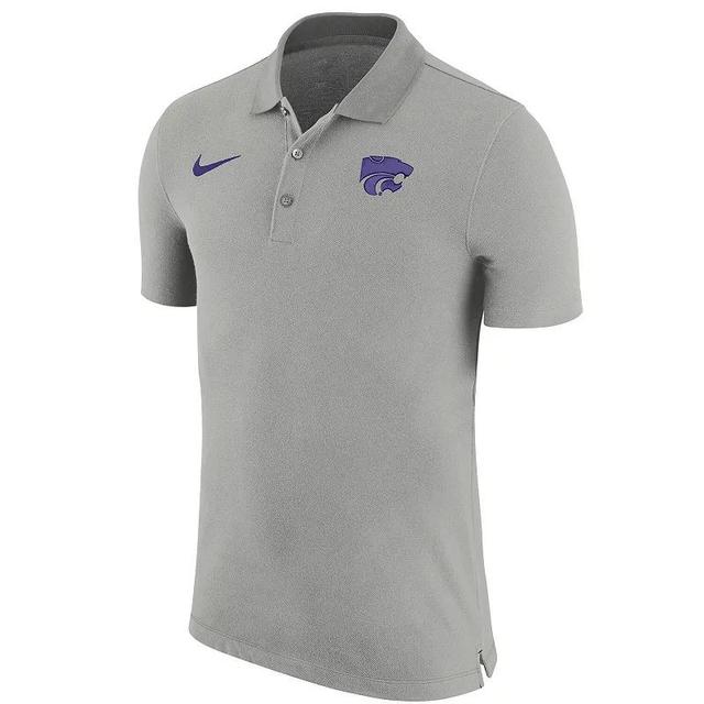 Mens Nike Gray Kansas State Wildcats Sideline Polo Product Image