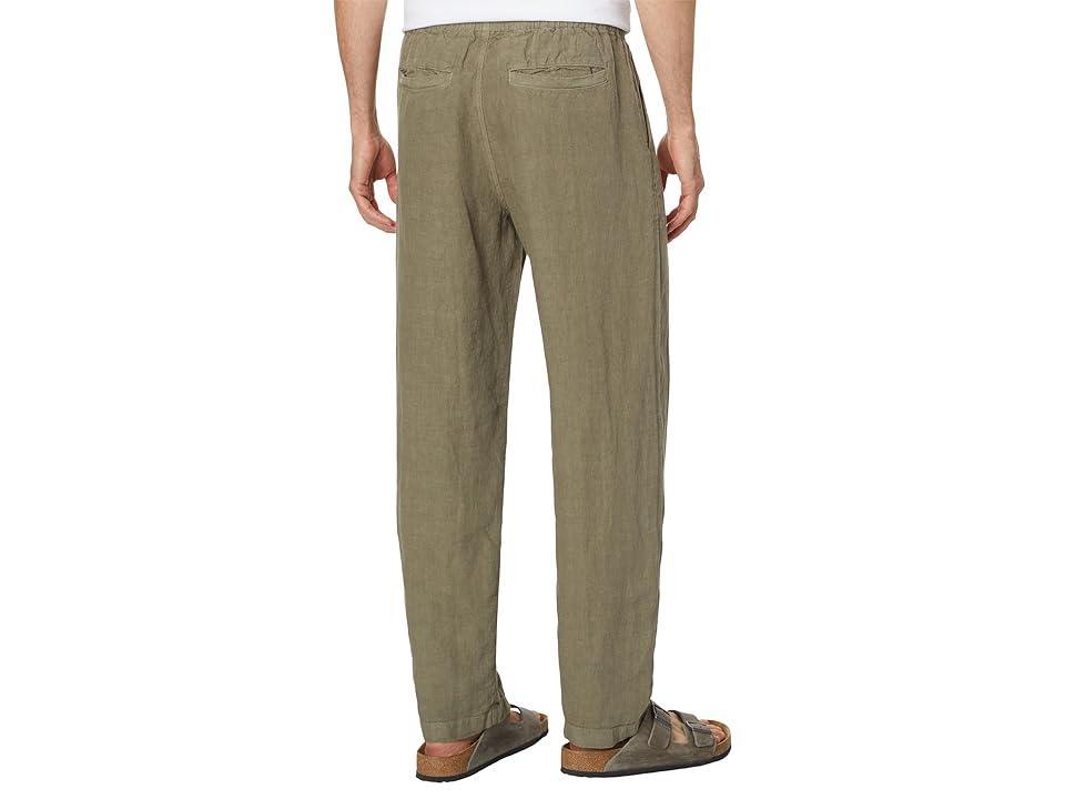 Madewell Linen Drawstring Pull-On (Pressed Sage) Men's Casual Pants Product Image