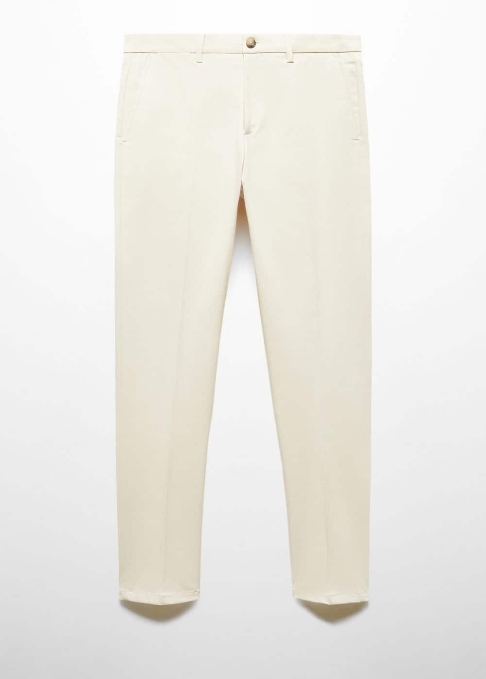 MANGO MAN - Slim fit chino trousers off whiteMen Product Image