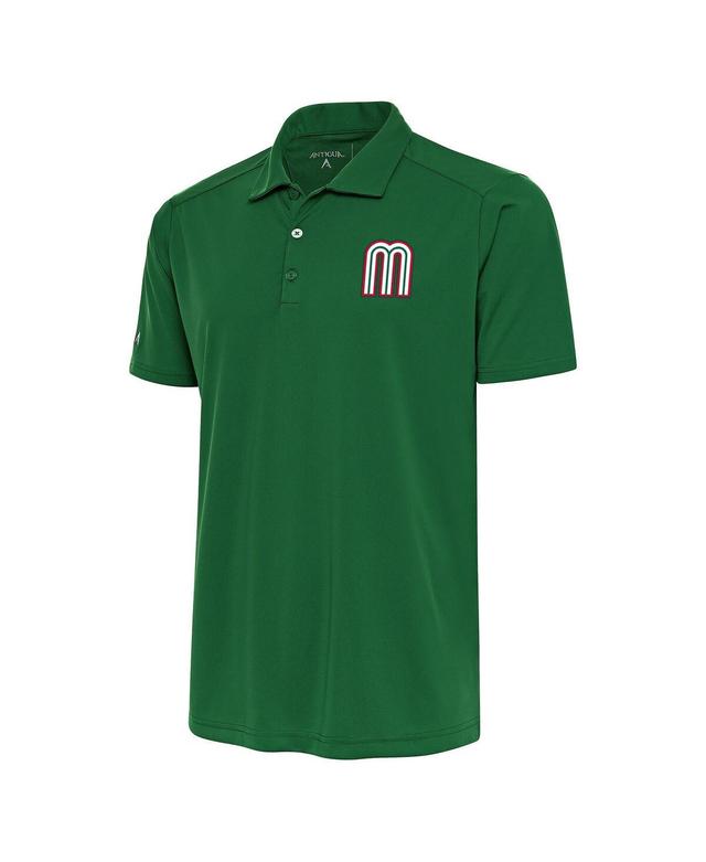 Antigua Mens Forest Green Mexico Baseball 2023 World Baseball Classic Tribute Polo Product Image