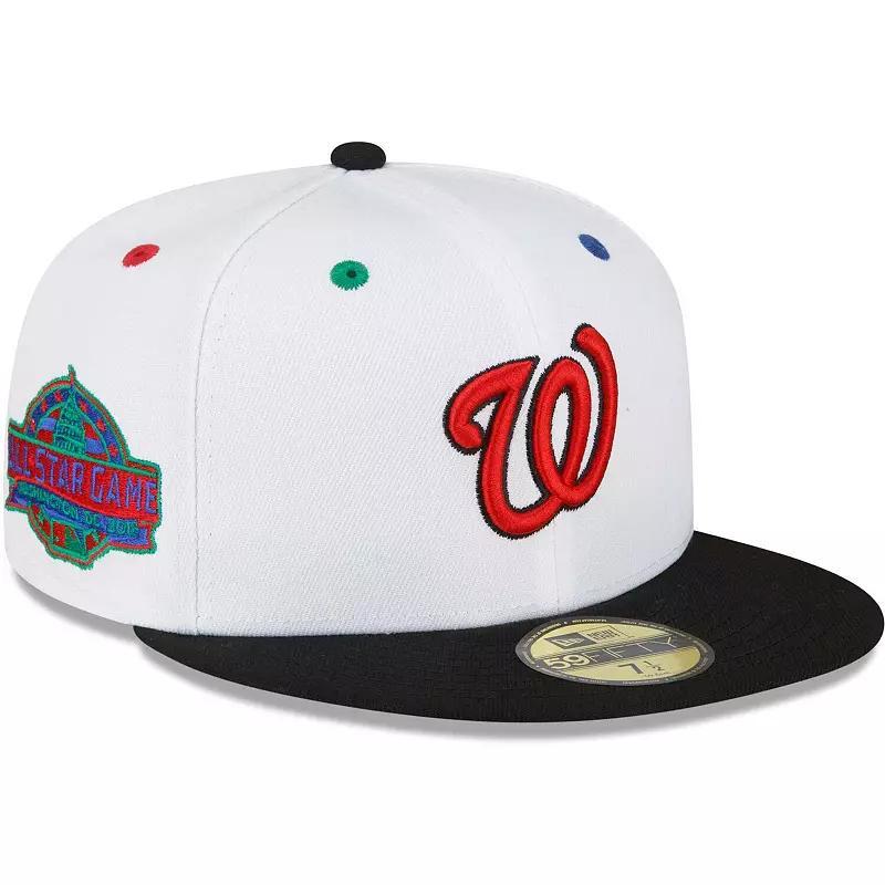 Mens New Era White Washington Nationals 2018 Mlb All-Star Game Primary Eye 59Fifty Fitted Hat - White Product Image