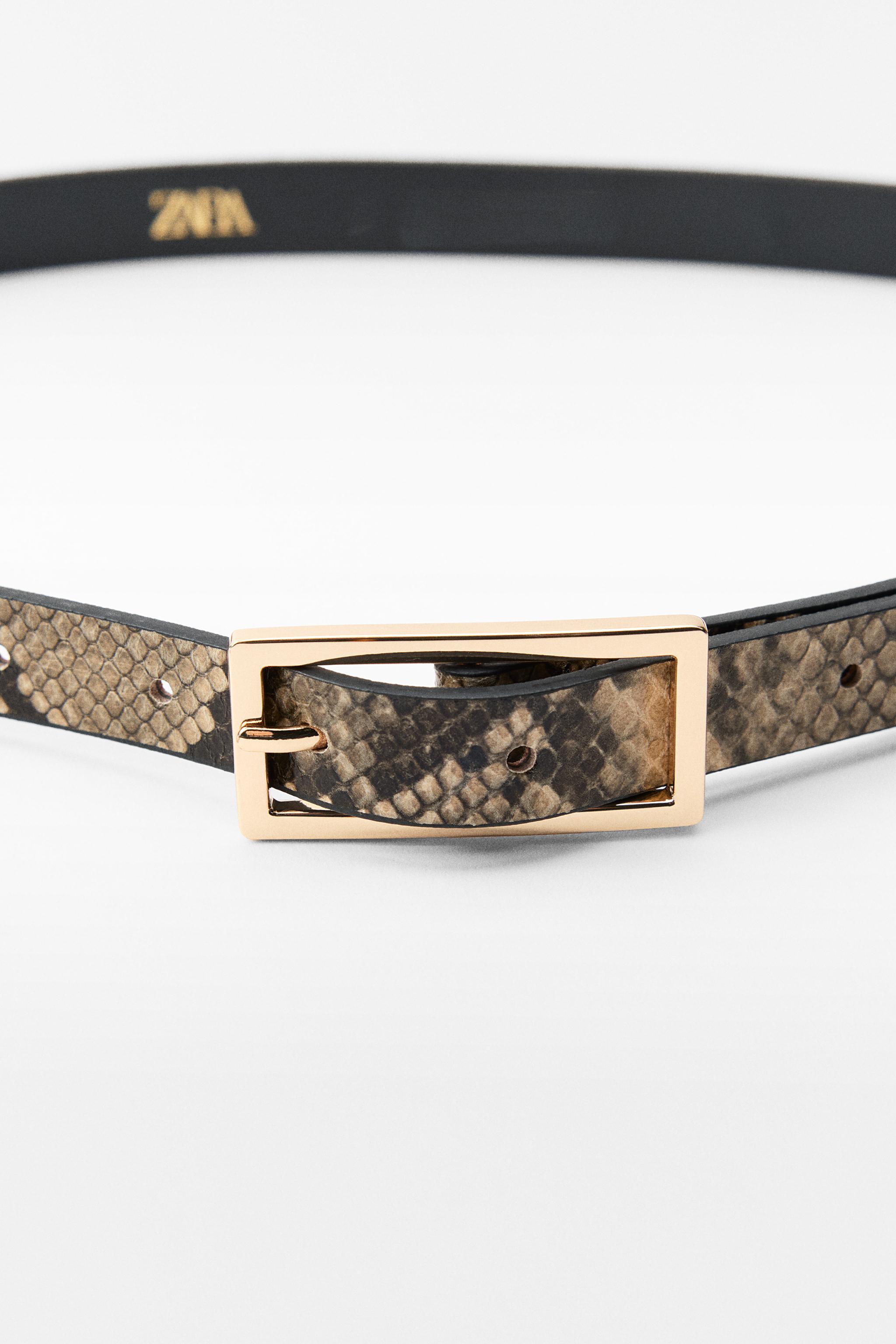 ANIMAL PRINT THIN BELT Product Image