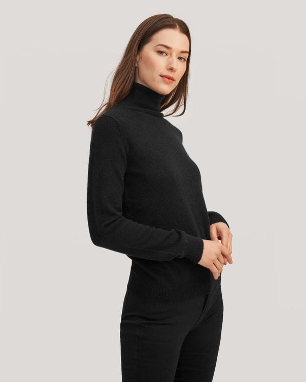 Pure Cashmere Turtleneck Sweater Product Image