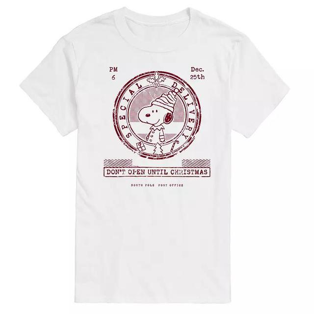 Big & Tall Peanuts Dont Open Until Christmas Graphic Tee, Mens Product Image