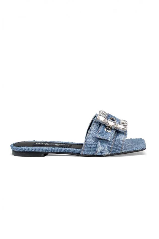 DOLCE & GABBANA Sandals In Blue Product Image