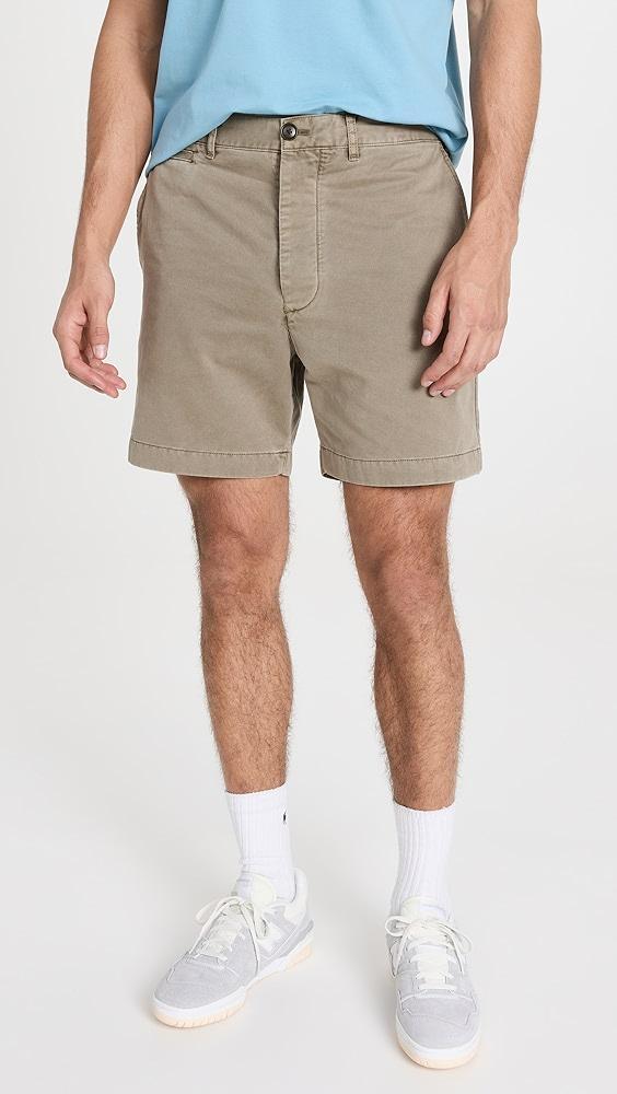 Alex Mill Flat Front Shorts 6" | Shopbop Product Image