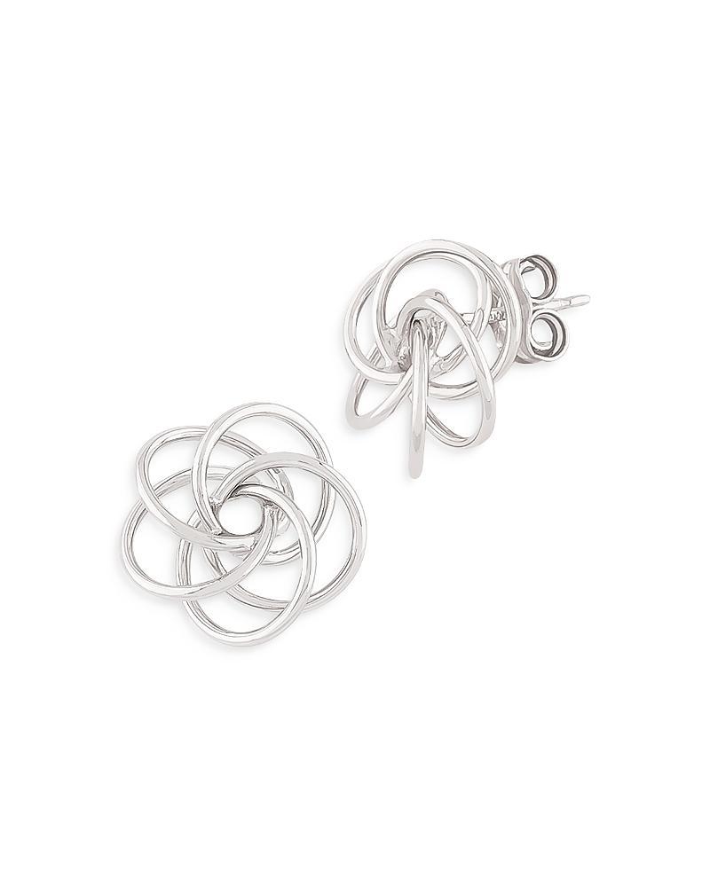 Bloomingdale's Sterling Silver Love Knot Stud Earrings - 100% Exclusive - Female Product Image