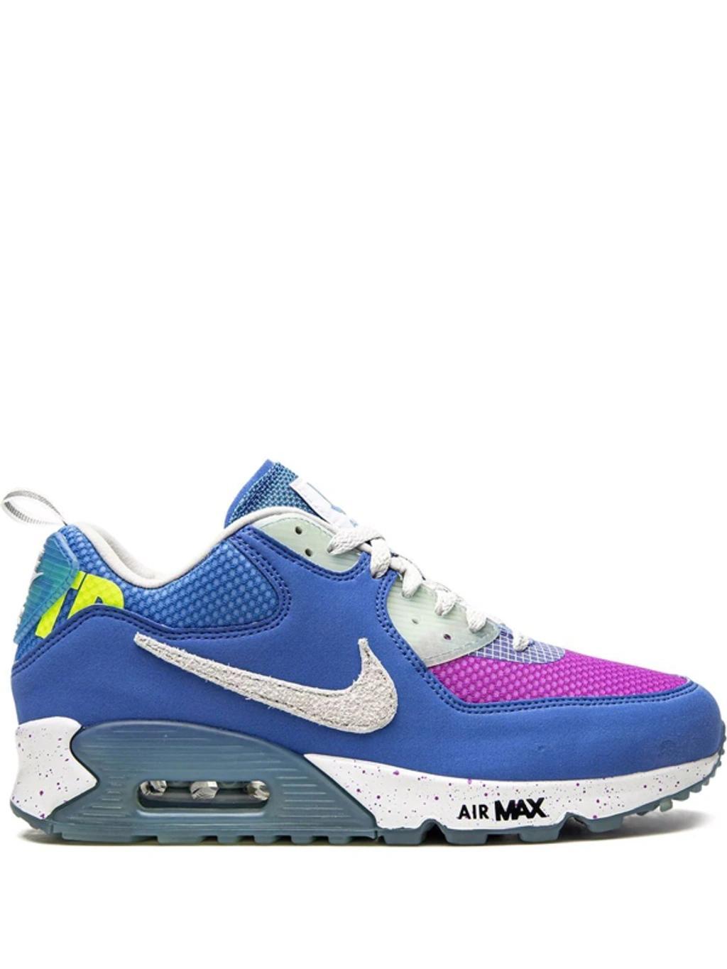 X Undefeated Air Max 90 Sneakers In Blue Product Image