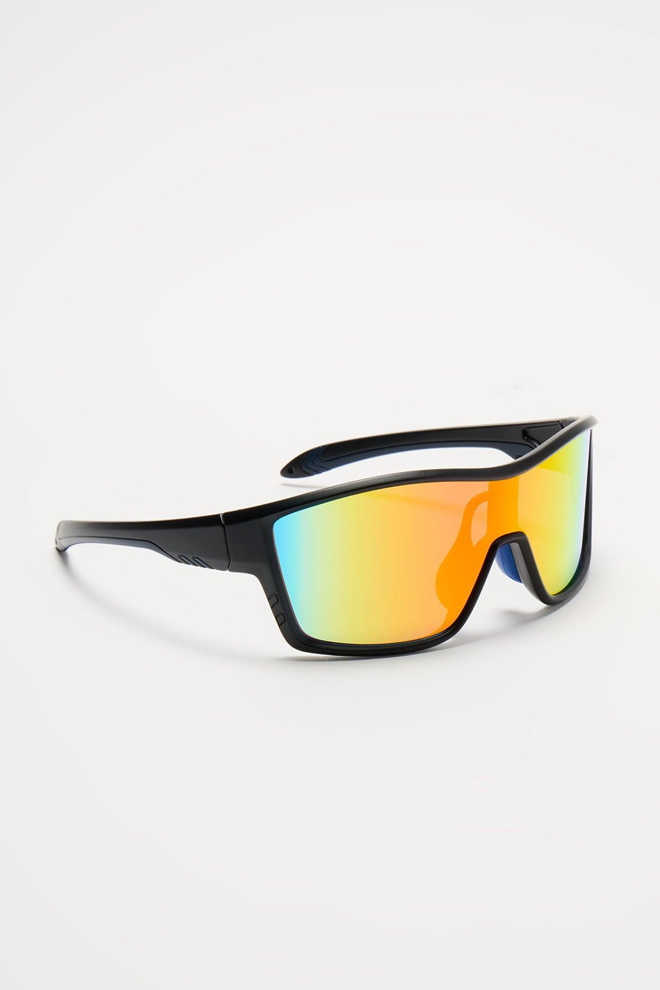 Solar Scene Sunglasses - Black/Blue Product Image