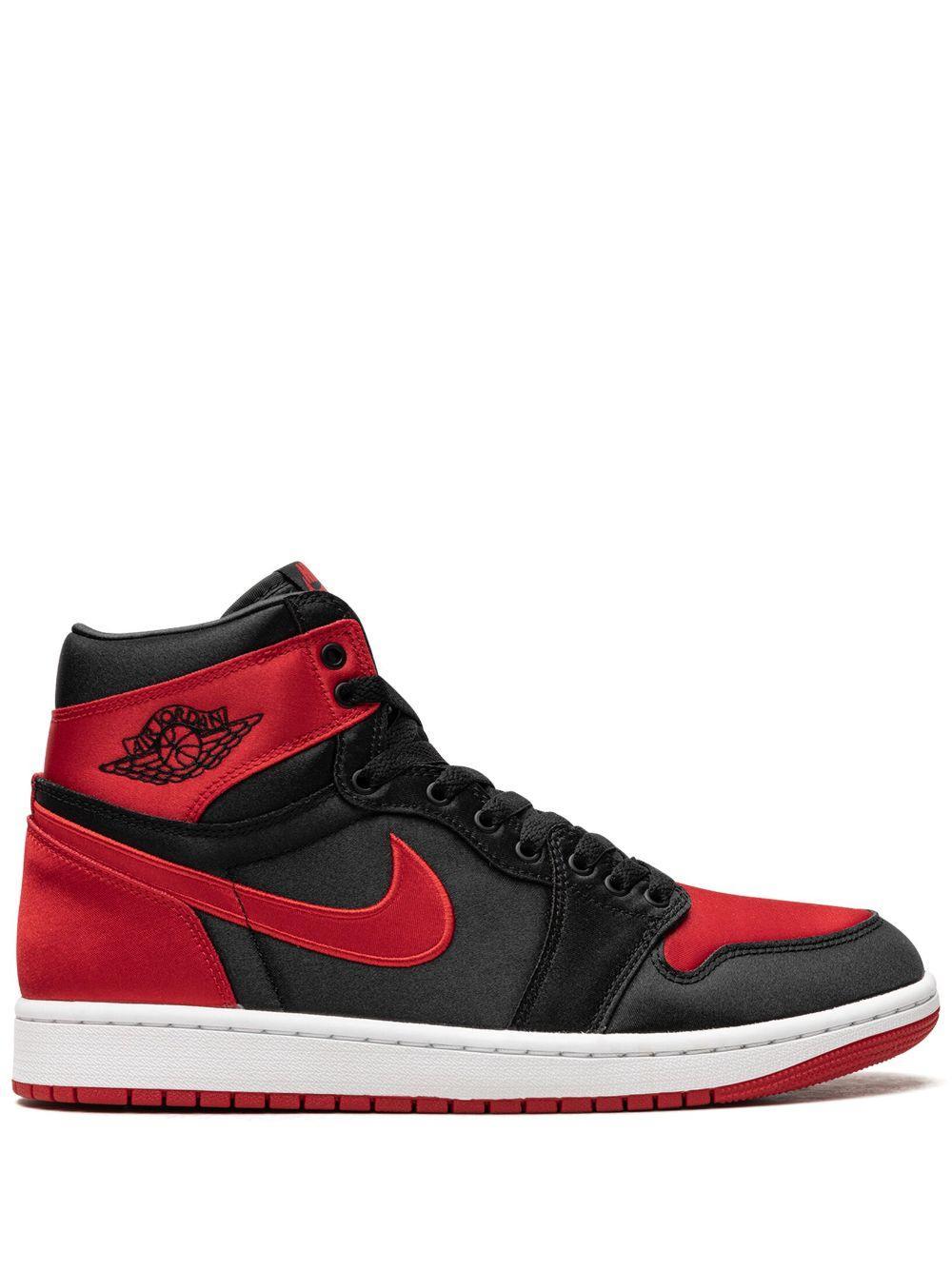 Air Jordan 1 "Satin Bred" high-top sneakers Product Image