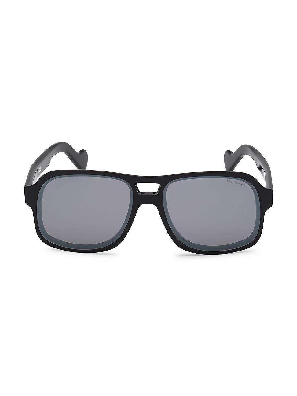 Mens 59MM Plastic Navigator Sunglasses Product Image