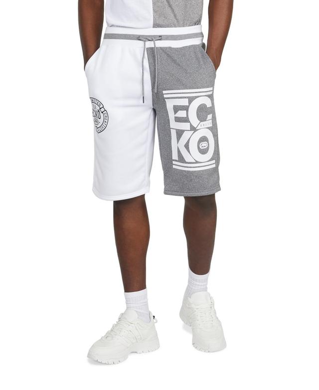 Ecko Unltd Mens Starting Lineup Fleece Short - Burgundy/ Product Image