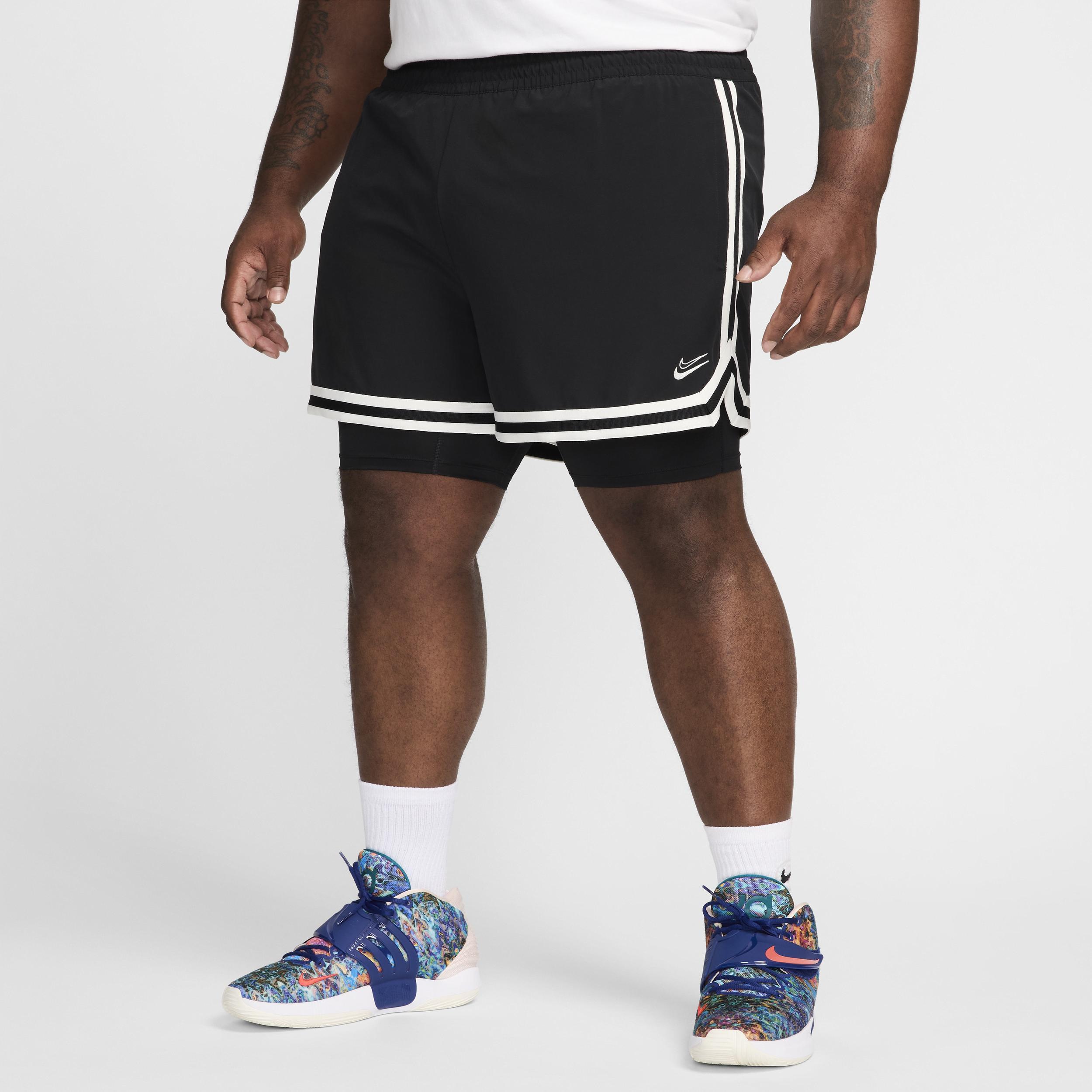 Nike Mens Kevin Durant 4 DNA 2-in-1 Basketball Shorts Product Image