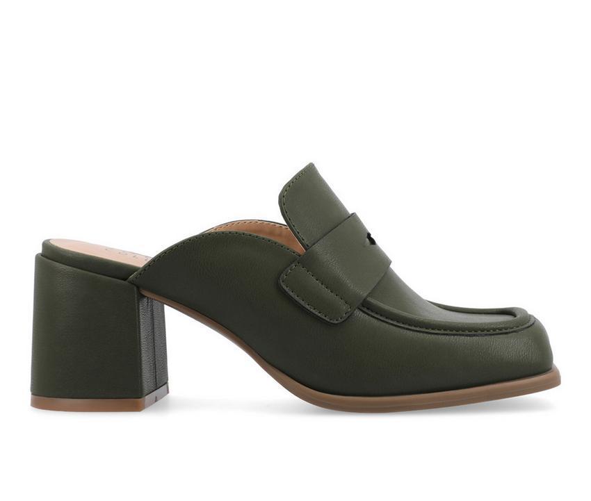 Women's Journee Collection Bayley Block Heel Mules Product Image