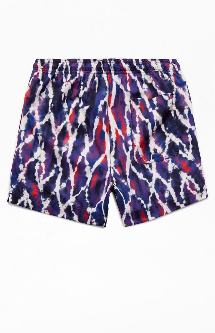 Men's XYZ AOP 4.5" Swim Trunks - Product Image