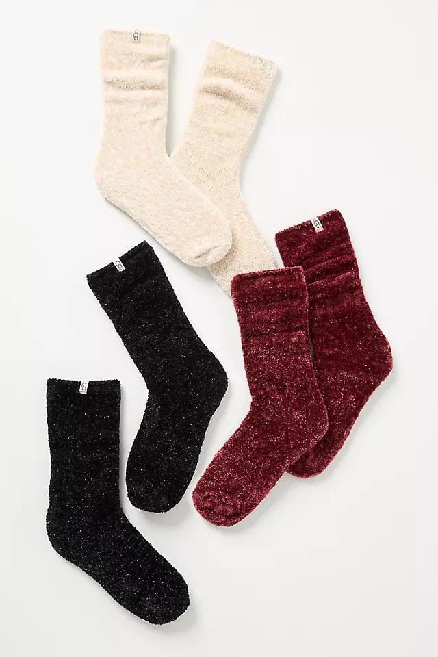 UGG® Leda Sparkle Socks, Set of 3 Product Image