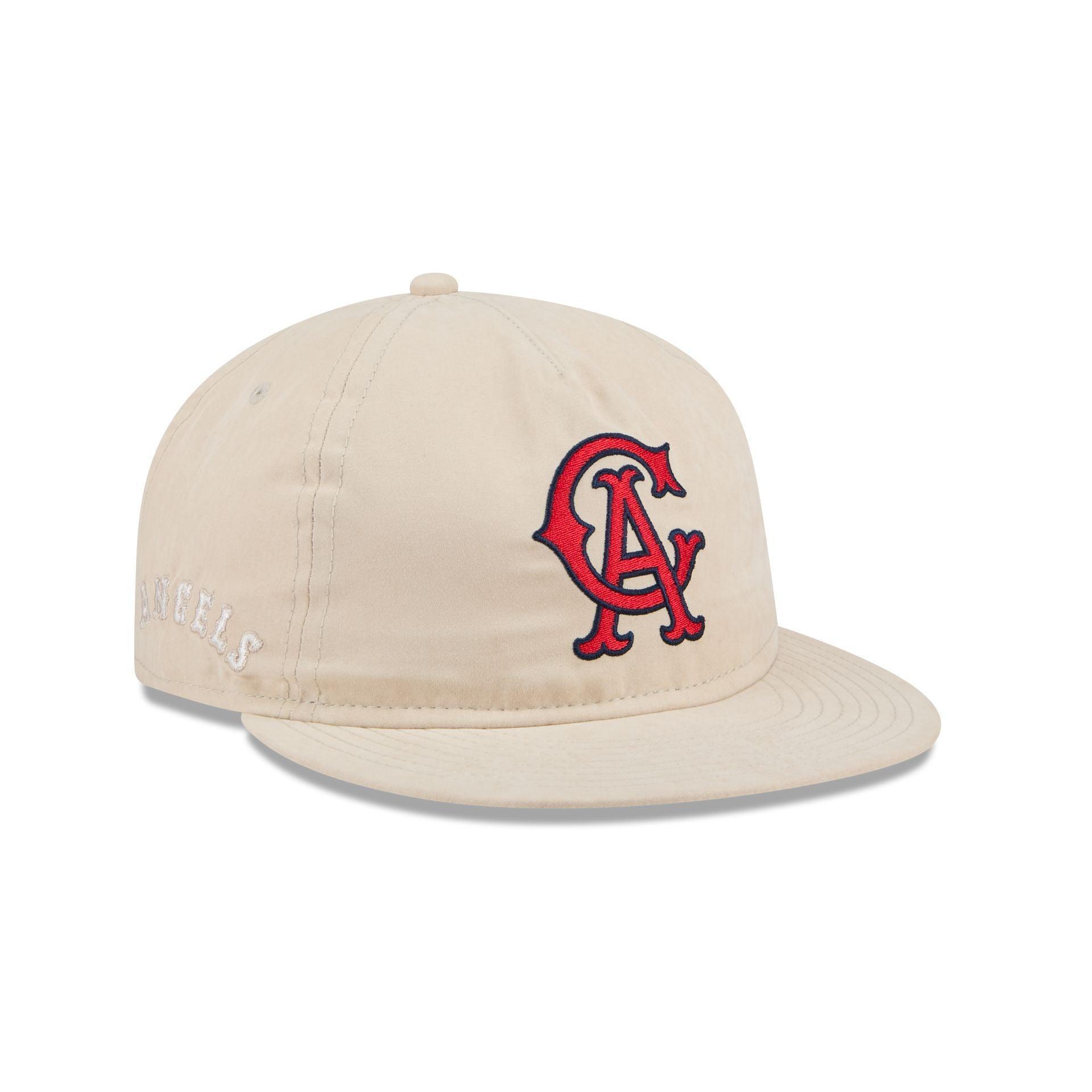 Los Angeles Angels Brushed Nylon Retro Crown 9FIFTY Adjustable Hat Male Product Image