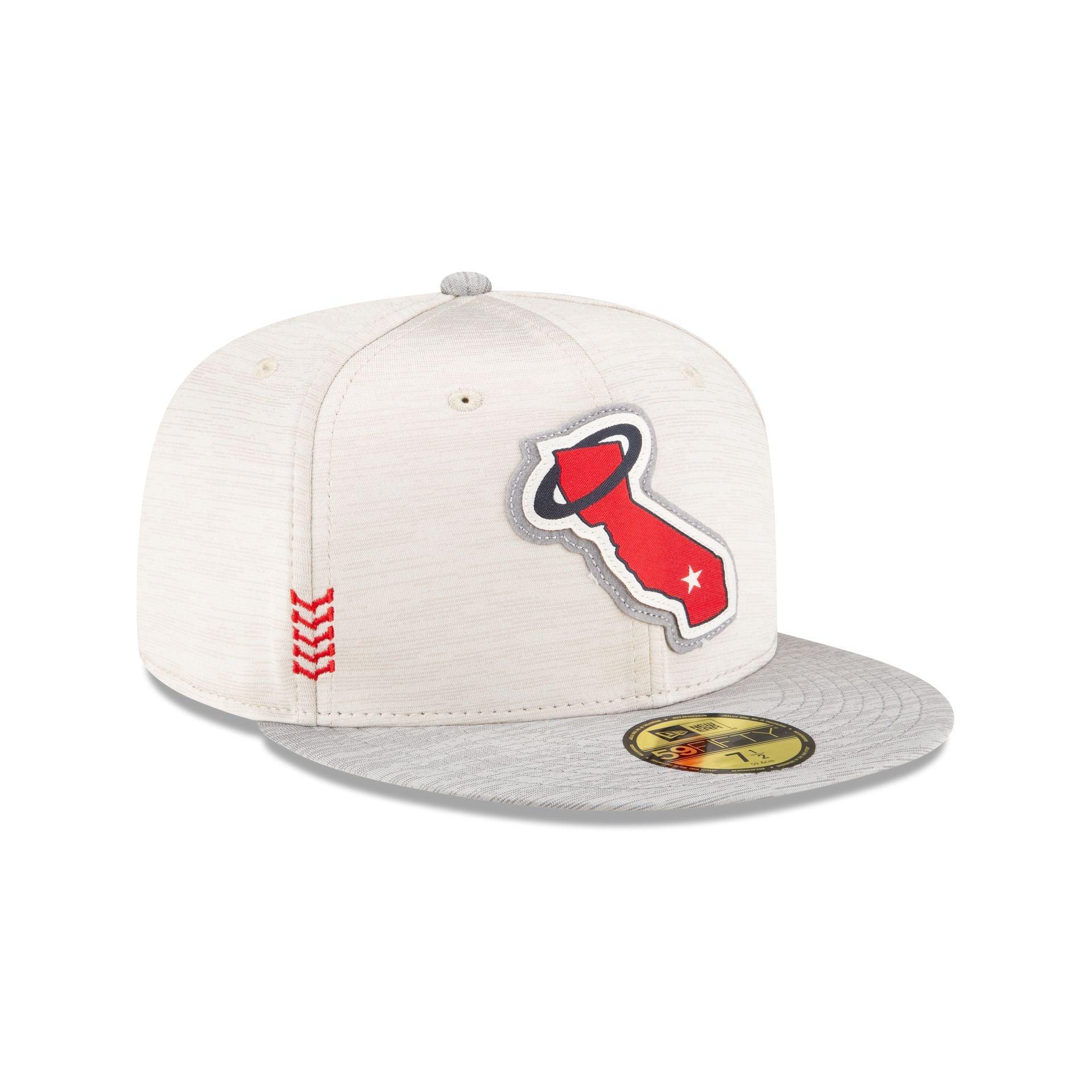 Los Angeles Angels 2024 Clubhouse Stone 59FIFTY Fitted Hat Male Product Image