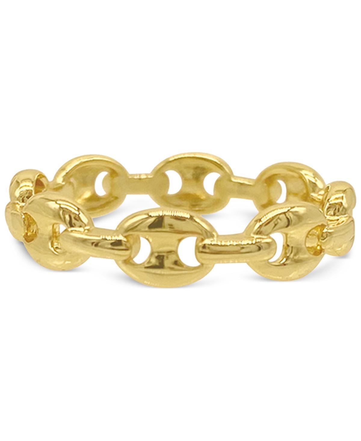 Adornia Gold-Tone Water-Resistant Mariner Band Ring Product Image