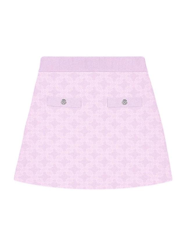 Womens Jacquard Knit Skirt Product Image