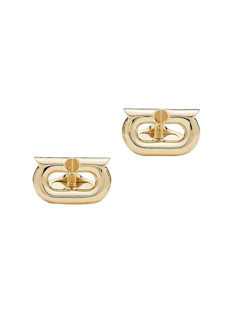 FERRAGAMO Gancio Ellipse Cuff Links Product Image