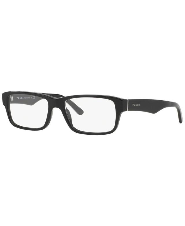 Prada Pr 16MV Mens Rectangle Eyeglasses - Blue Tort Product Image