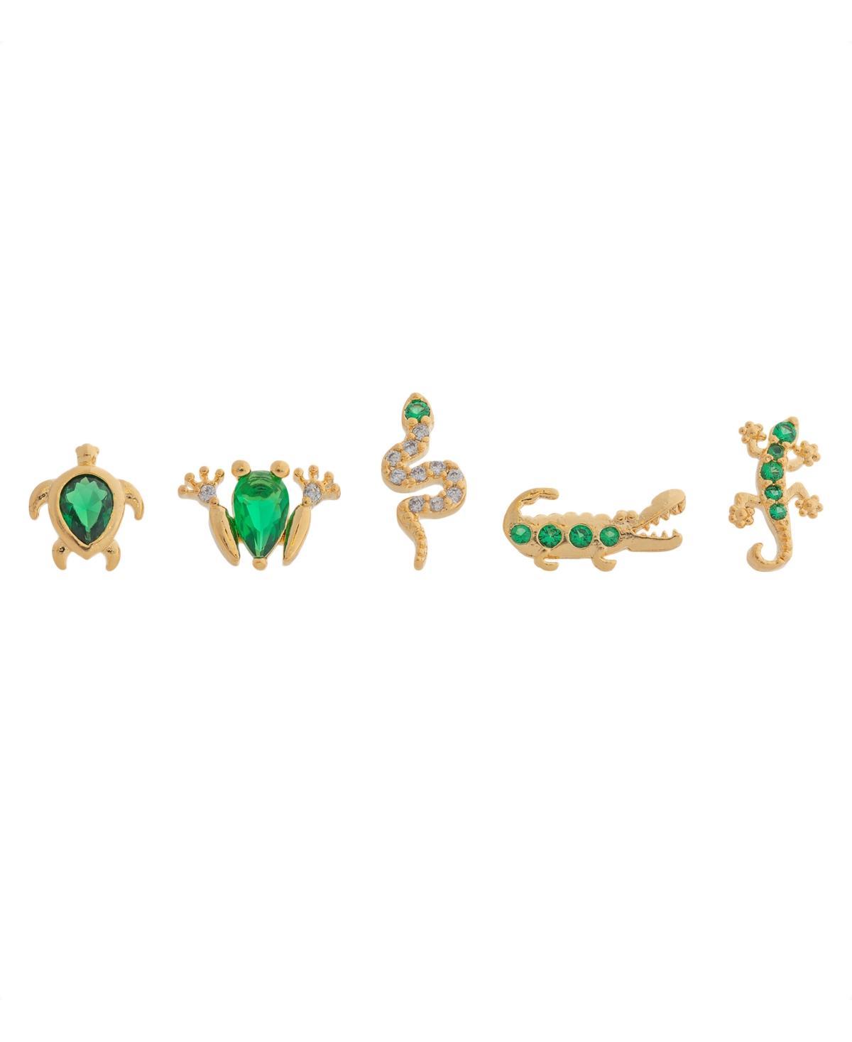 Girls Crew Womens Emerald Rainforest Stud Set Product Image