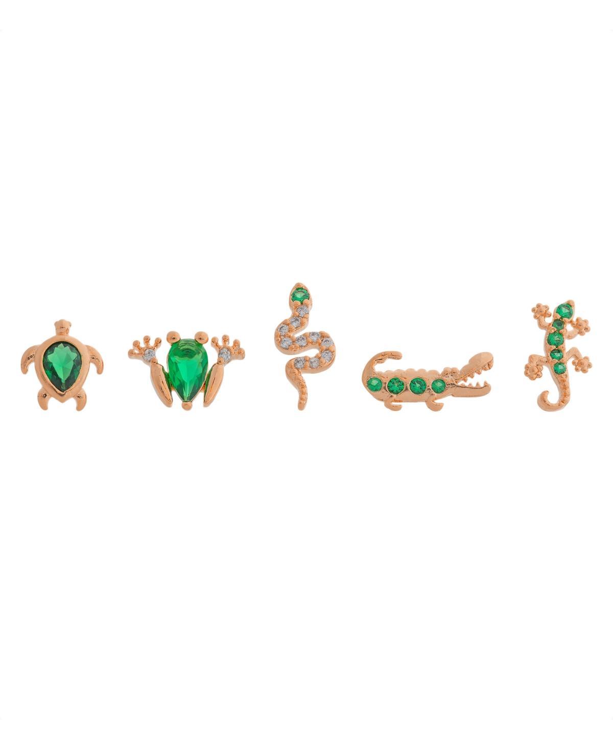 Girls Crew Womens Emerald Rainforest Stud Set Product Image