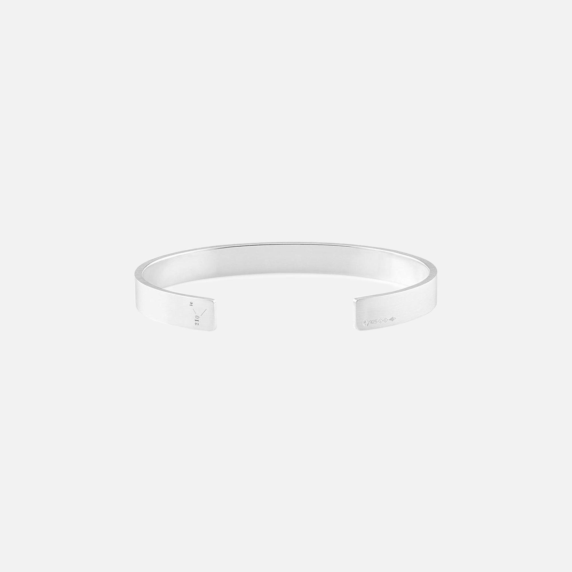 Le Gramme 21g Ribbon Bracelet - Brushed Sterling Silver Male Product Image