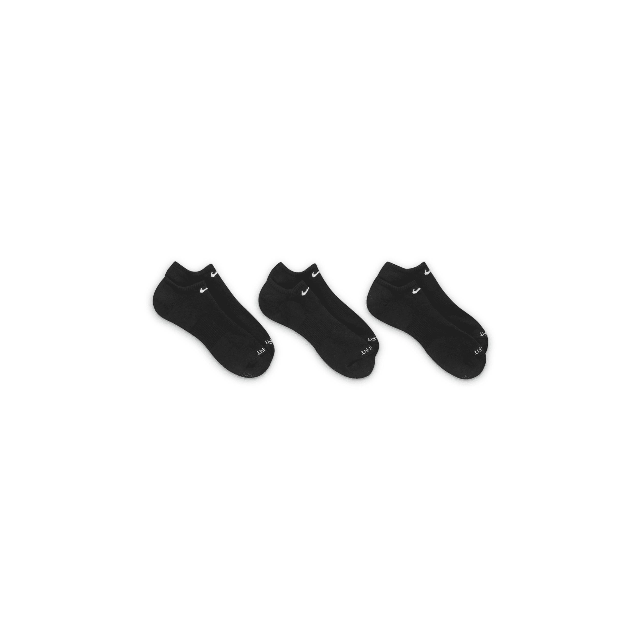 Nike Unisex Everyday Plus Cushion Training No-Show Socks (3 Pairs) Product Image