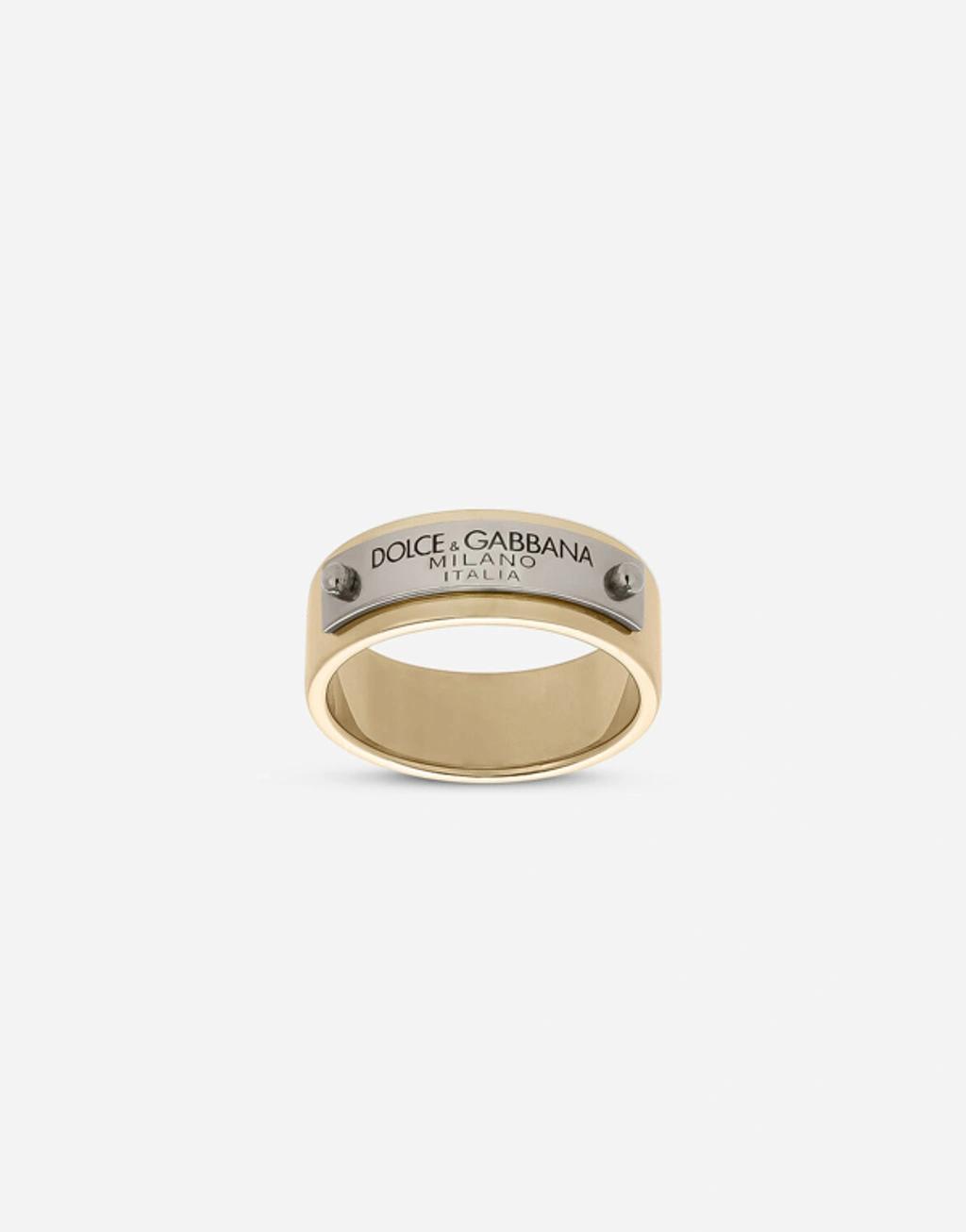 Logo-plaque Ring In Gold Product Image