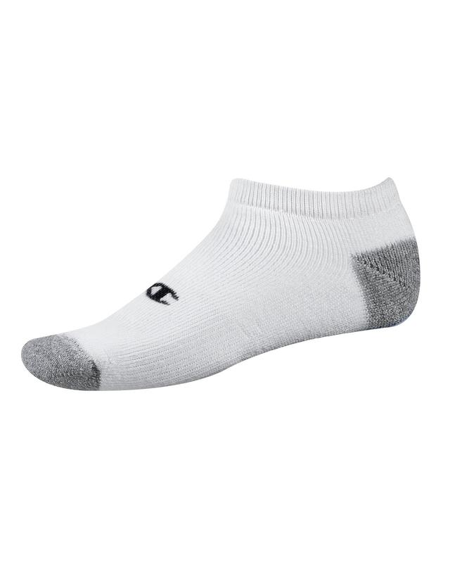 Champion Mens Double Dry Performance Low-Cut Socks, 6-pairs Black 10-13 Product Image